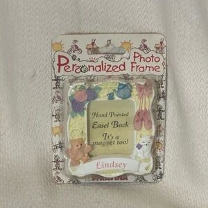 Personalized Hand-Painted Photo Frame - “Lindsey”